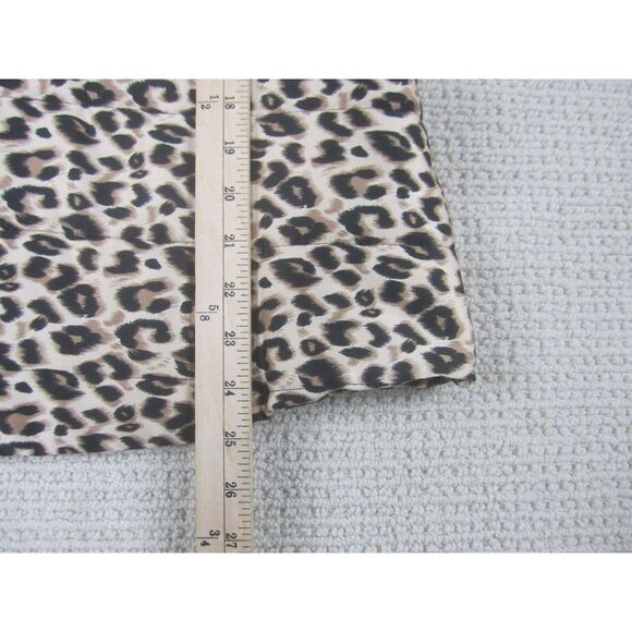 Entro Vest Jacket Womens‎ Small Cheetah Print Zip Up Outdoor Polyester Boutique - Picture 7 of 9